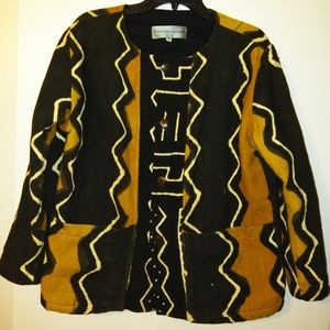 African Mudcloth women's jacket